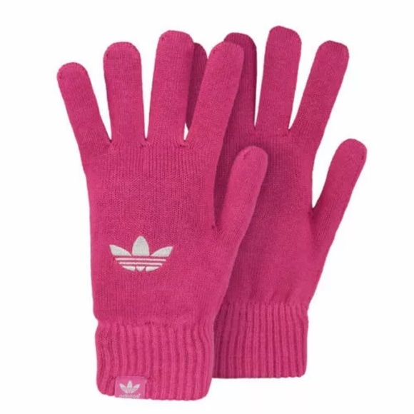 ADIDAS ORIGINALS AC gloves PINK X52174 Size Medium - Picture 1 of 1
